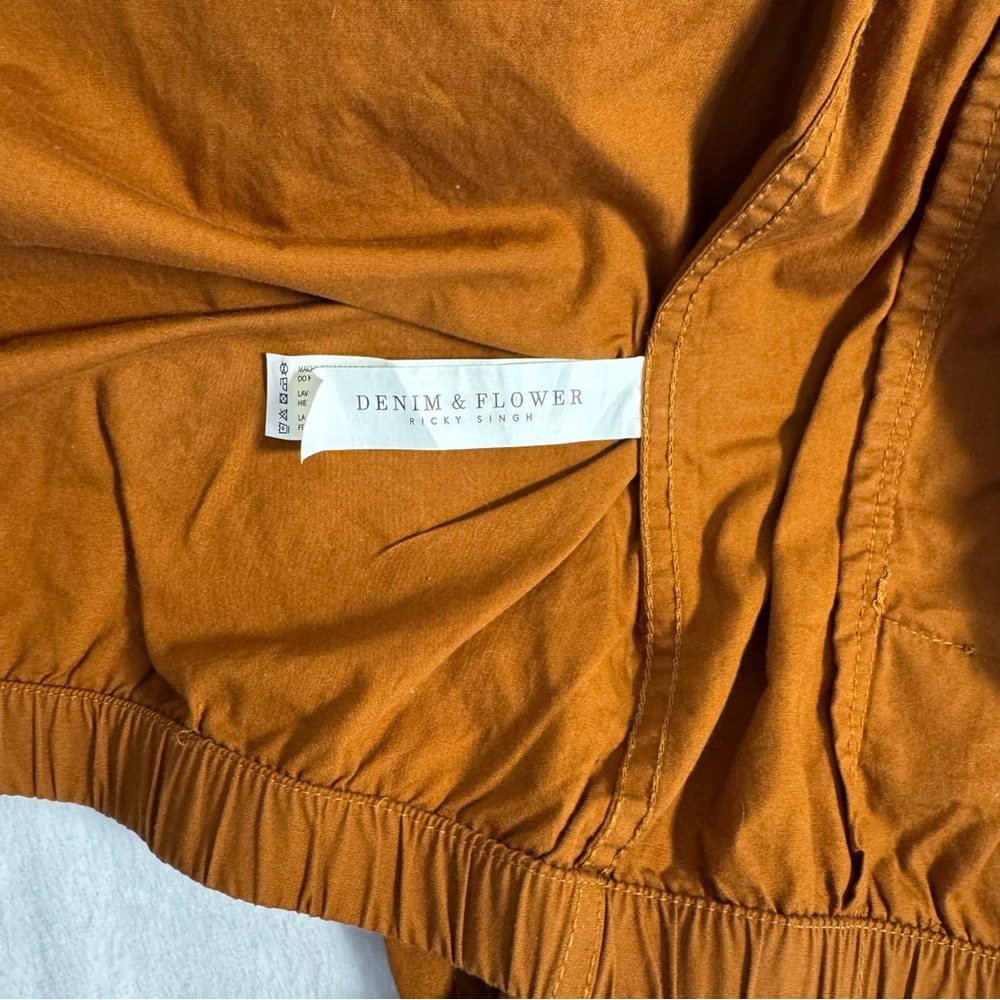 Denim & Flower Rust Utility Jacket - Picture 13 of 16